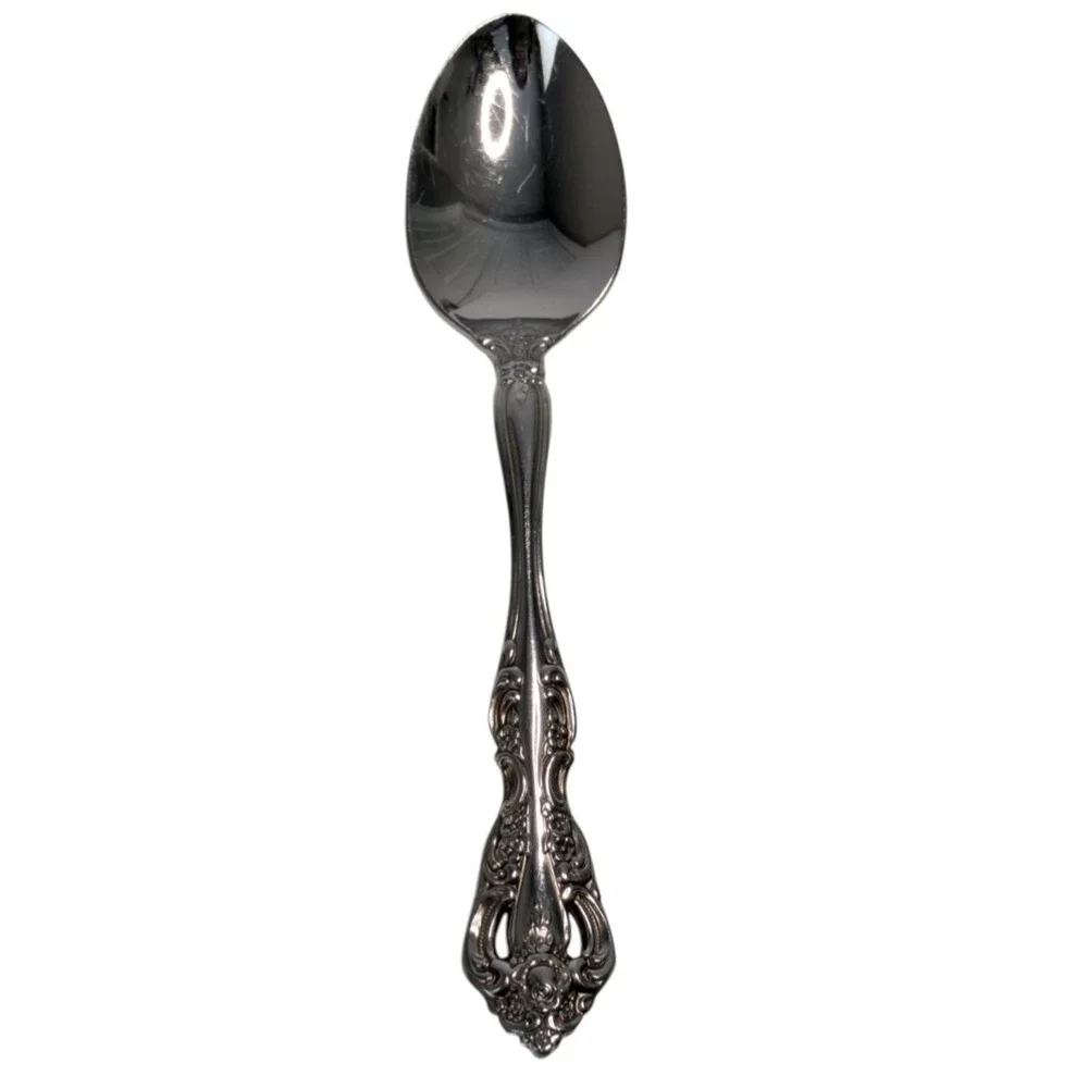 Oneida Michelangelo Cube 1x Teaspoon Stainless Heirloom Glossy Flatware Single
